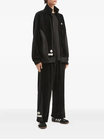 Musium Div. Zip Panelled Sweater In Black