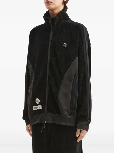 Musium Div. Zip Panelled Sweater In Black