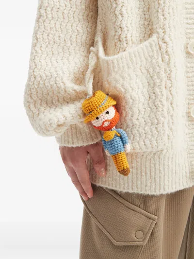 Musium Div. Pockets Buttoned Cardigan In Neutral