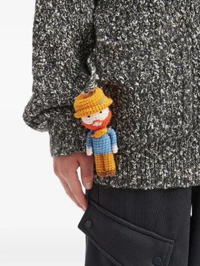 Musium Div. Button Knitted Cardigan In Gray