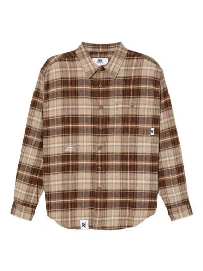 Chocoolate Checked Shirt In Neutral