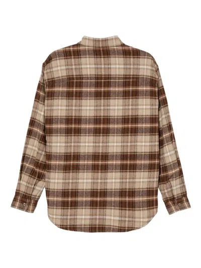 Chocoolate Checked Shirt In Neutral