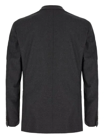 Corneliani Button Blazer In Black