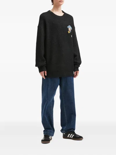 Musium Div. Logo-patch Jumper In Blue