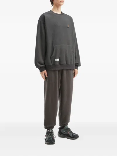 Fingercroxx Pocket Panelled Sweatshirt In Black