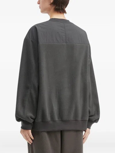 Fingercroxx Pocket Panelled Sweatshirt In Black