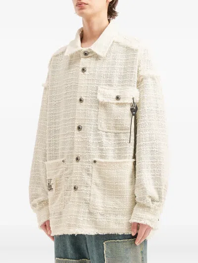 Musium Div. Pocket Button Shirt In White