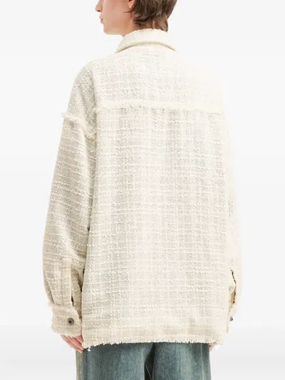 Musium Div. Pocket Button Shirt In White