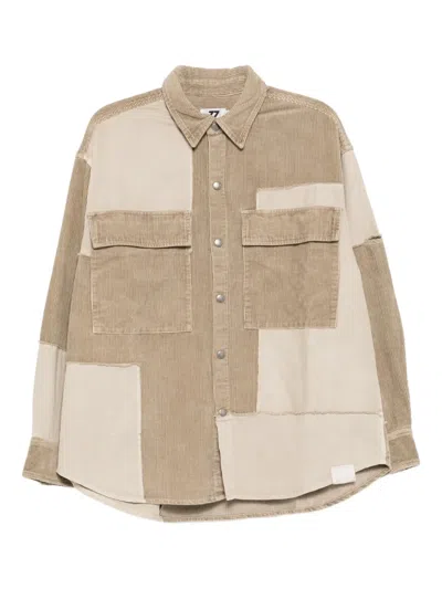 Izzue Logo-patched Shirt In Brown