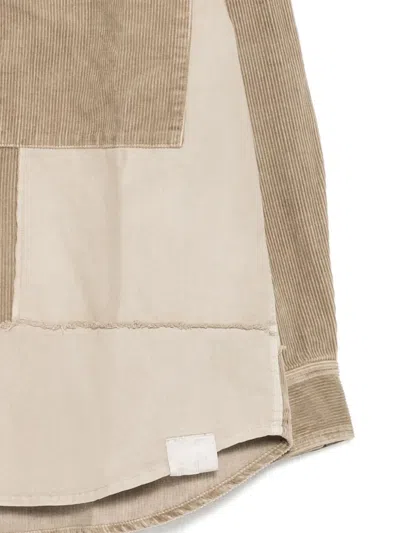 Izzue Logo-patched Shirt In Brown