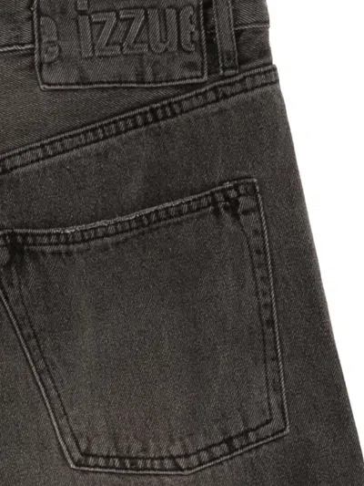 Izzue Logo-patched Jeans In Black