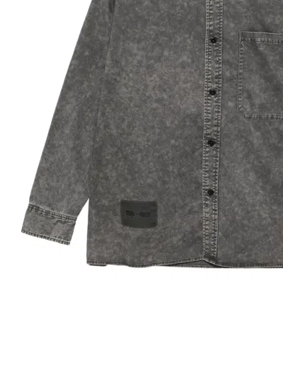 Izzue Long-sleeved Shirt In Gray