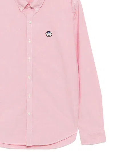 Chocoolate Logo-embroidered Shirt In Pink