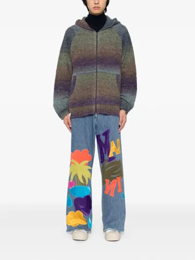 Izzue Gradient-effect Hoodies In Purple