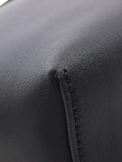 Pre-owned Fendi 2010-2025 Medium Leather By The Way Satchel In Black