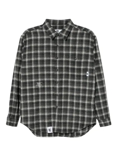 Chocoolate Checked Shirt In Gray