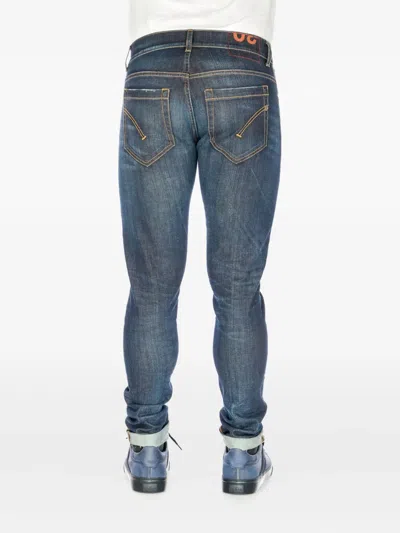 Dondup Topstitching Jeans In Blue