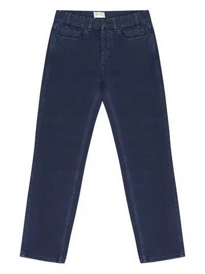 Aimé Leon Dore Garment-dyed Belt-loops Jeans In Blue
