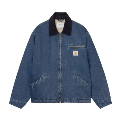Pre-owned Carhartt Wip Og Detroit Jacket 'blue/dark Navy' | Men's Size M