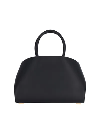 Ferragamo Hug Mini Handbag In Black