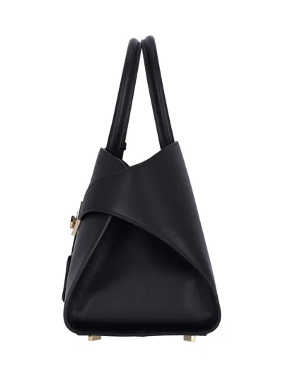Ferragamo Hug Mini Handbag In Black