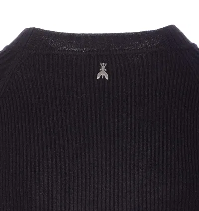 Patrizia Pepe Essential Long-sleeves Sweater In Black