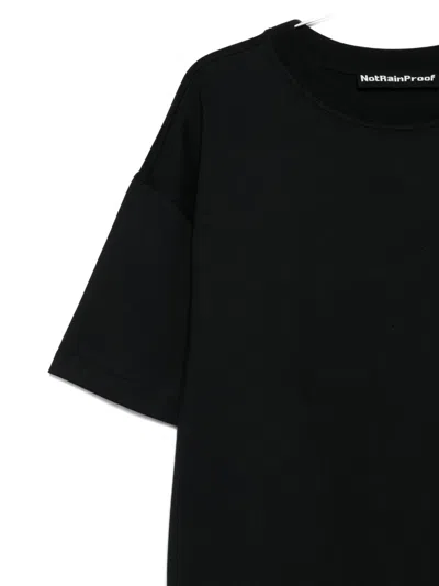 Notrainproof Crew-neck T-shirt In Black