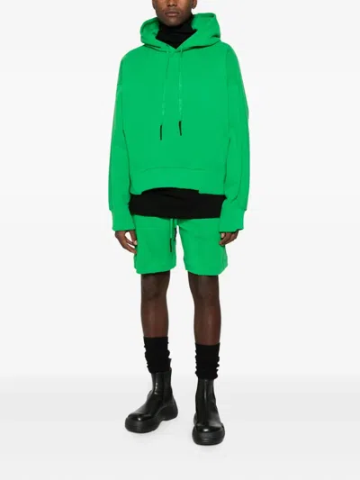 Notrainproof Drawstring-waist Track Shorts In Green