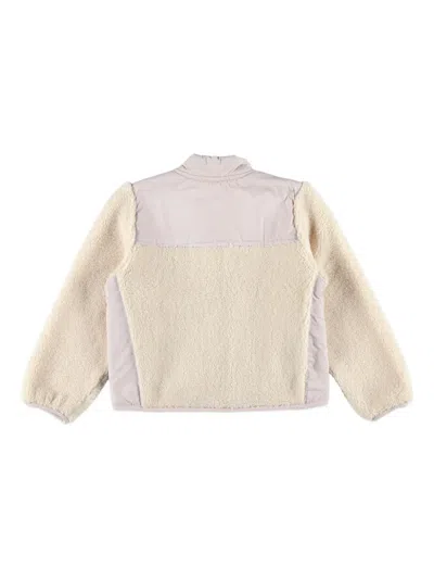 K-way Kids Short Sherpa Effect Jacket In White