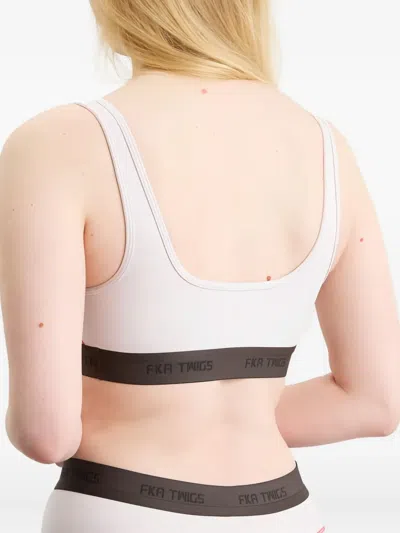 On Square-neck Sports Bra In Pink