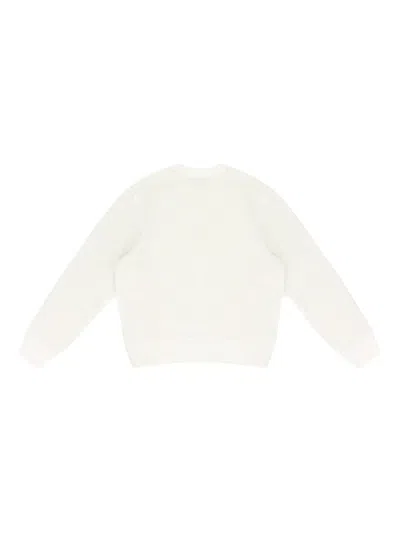 Aimé Leon Dore Waffle Crew-neck Sweater In White