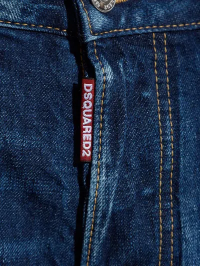 Dsquared2 Distressed-effect Jeans In Blue
