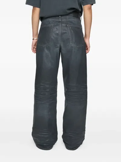 Acne Studios 1981 Logo-patch Jeans In Black