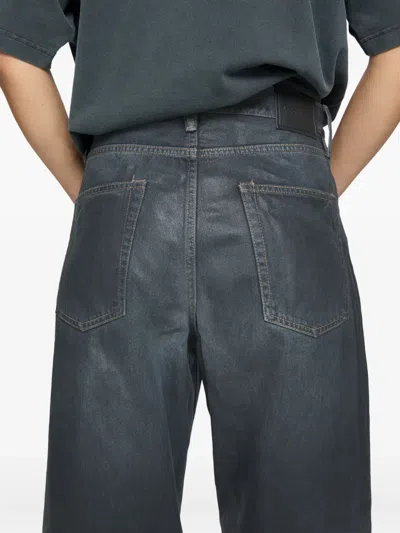 Acne Studios 1981 Logo-patch Jeans In Black