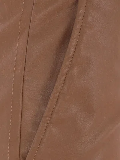 Incotex Textured Trousers In Brown