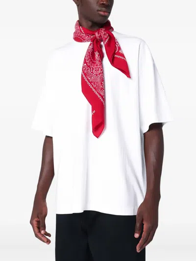 Destin Paisley-print Scarf In Red