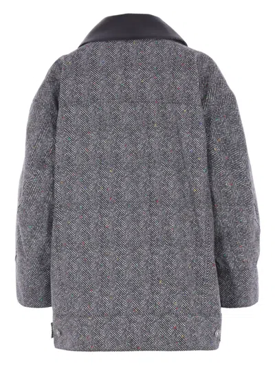 Givenchy Herringbone Jacket In Multi