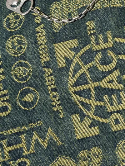 LOGO图案牛仔衬衫