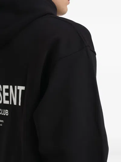 Represent Logo Hoodie In Black