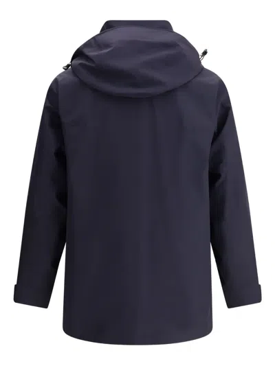 Moncler Konza Hooded Pocket Jacket In Blue