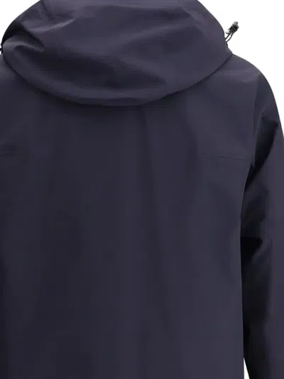 Moncler Konza Hooded Pocket Jacket In Blue