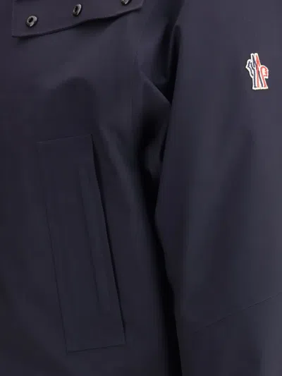 Moncler Konza Hooded Pocket Jacket In Blue