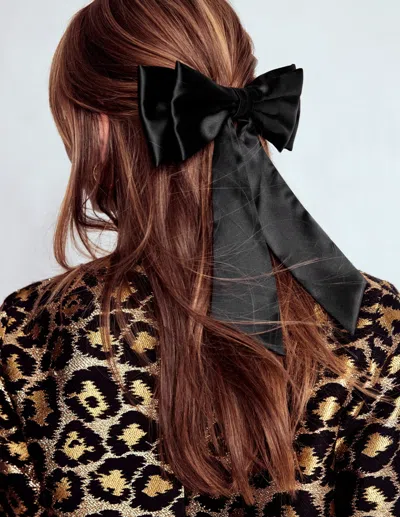 Boden Hair Bow Black  In Black