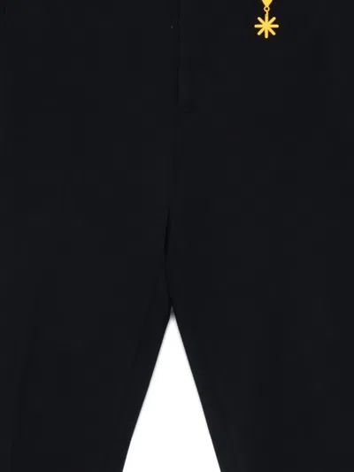 Manuel Ritz Charm-embellished Trousers In Black
