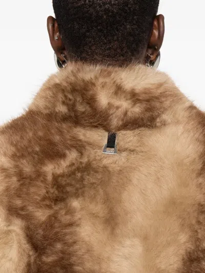 Apparis Gradient-effect Faux-fur Jacket In Multi