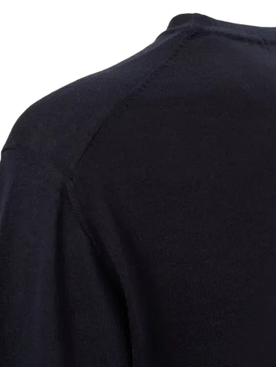 Malo Crew-neck Sweater In Blue