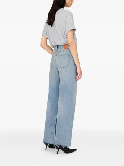 Anine Bing Cohen Tee Los Angeles Stancil Woman Grey In Gray