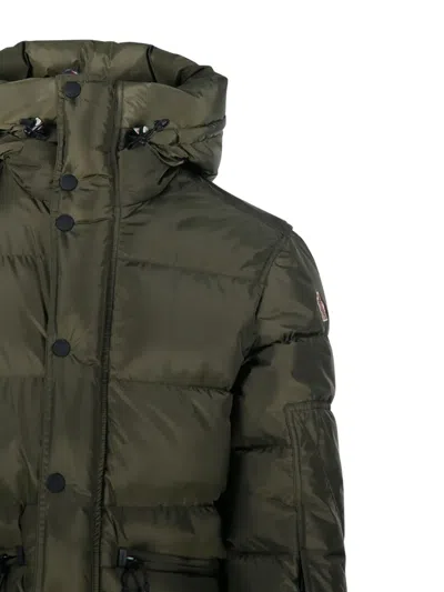 Moncler Grenoble Short Down Jacket With Hood In Multi
