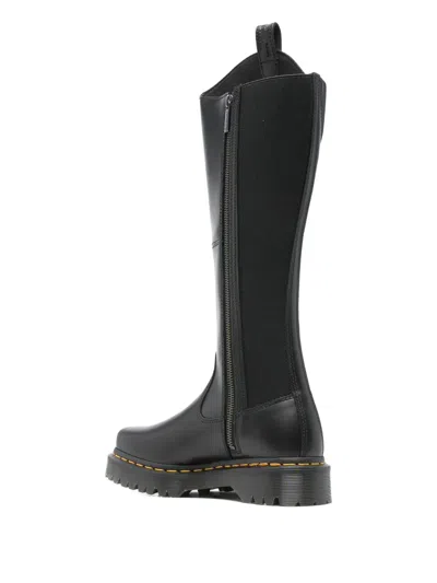 Dr. Martens Black Amaayah Knee High Leather Tall Boots