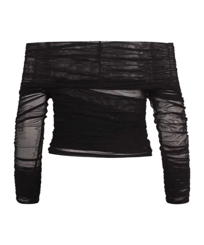 Federica Tosi Tulle Sweater In Black